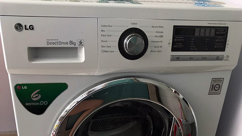 راهنمای کدهای ارور در ماشین لباسشویی ال جی LG، بررسی و رفع آنها