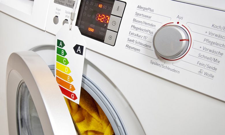 مصرف برق ماشین لباسشویی