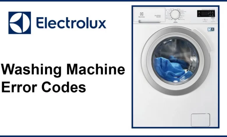 ارور ماشین لباسشویی الکترولوکس Electrolux