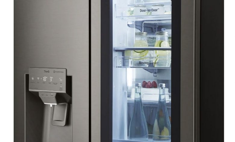 refrigerator freezer lg gr x24fmkbl silver
