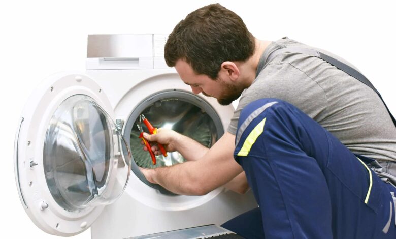 تعمیر ماشین لباسشویی باکنشت