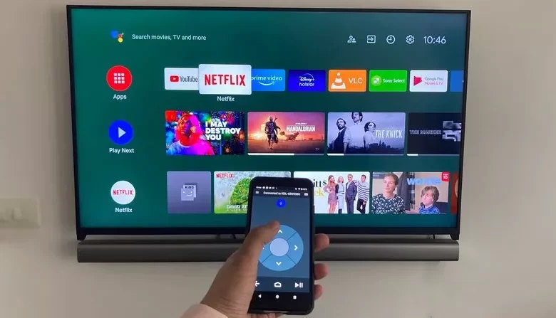Android TV smartphone control Copy