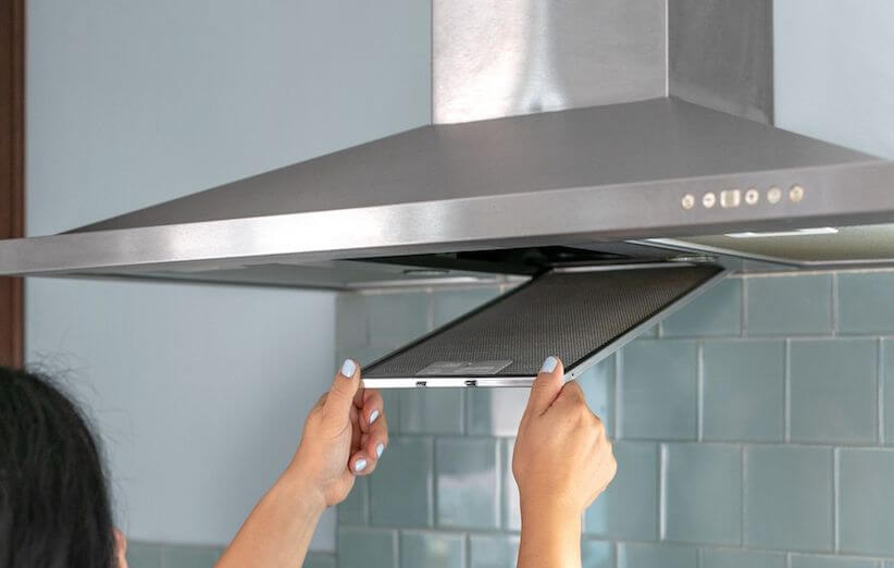 Remove your filters from the range hood