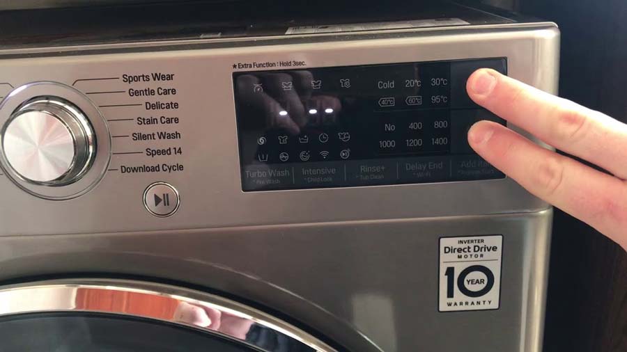 ریست کردن ماشین لباسشویی