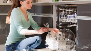 آموزش تمیز کردن ماشین ظرفشویی