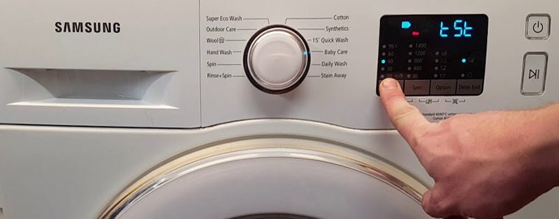 ریست کردن ماشین لباسشویی
