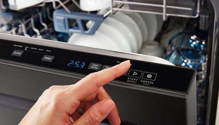 ریست کردن ماشین ظرفشویی