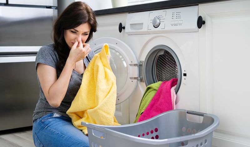 از بین بردن بوی بد ماشین لباسشویی