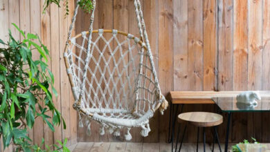 صندلی آویز از سقف