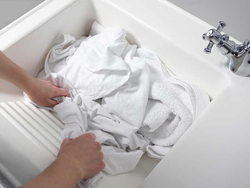 راهکار شستن لباس سفید