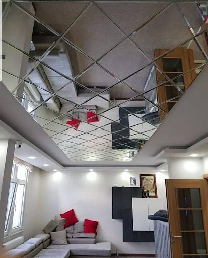 آینه کاری سقف در دکوراسیون داخلی خانه