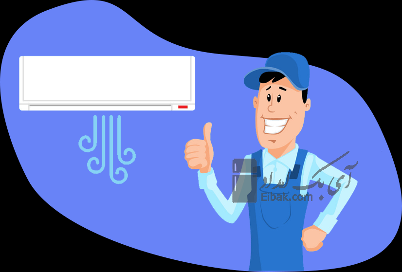 service man with air conditioner vector 5277209